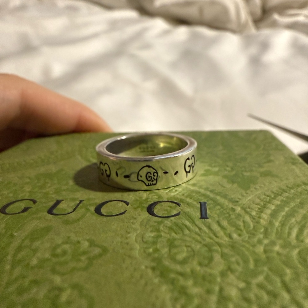 Gucci Ghost Ring 6mm US sz 7
